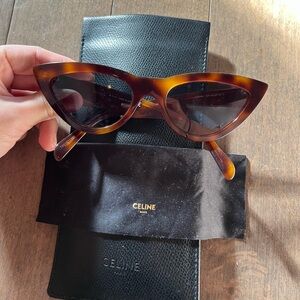 Celine Brown Cat Eye Sunglasses